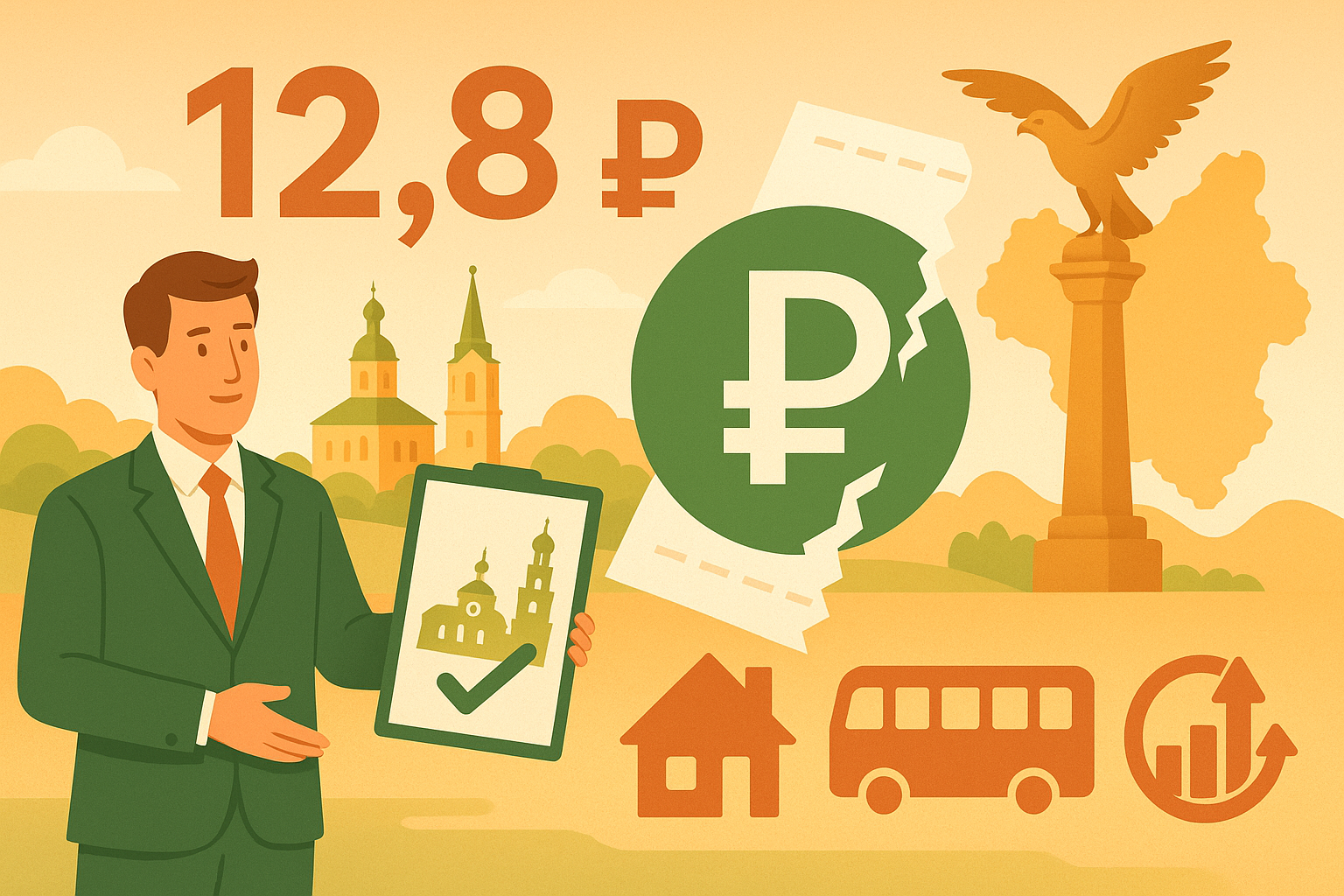 Федеральные власти одобрили списание 12,8 млрд долга Орловской области